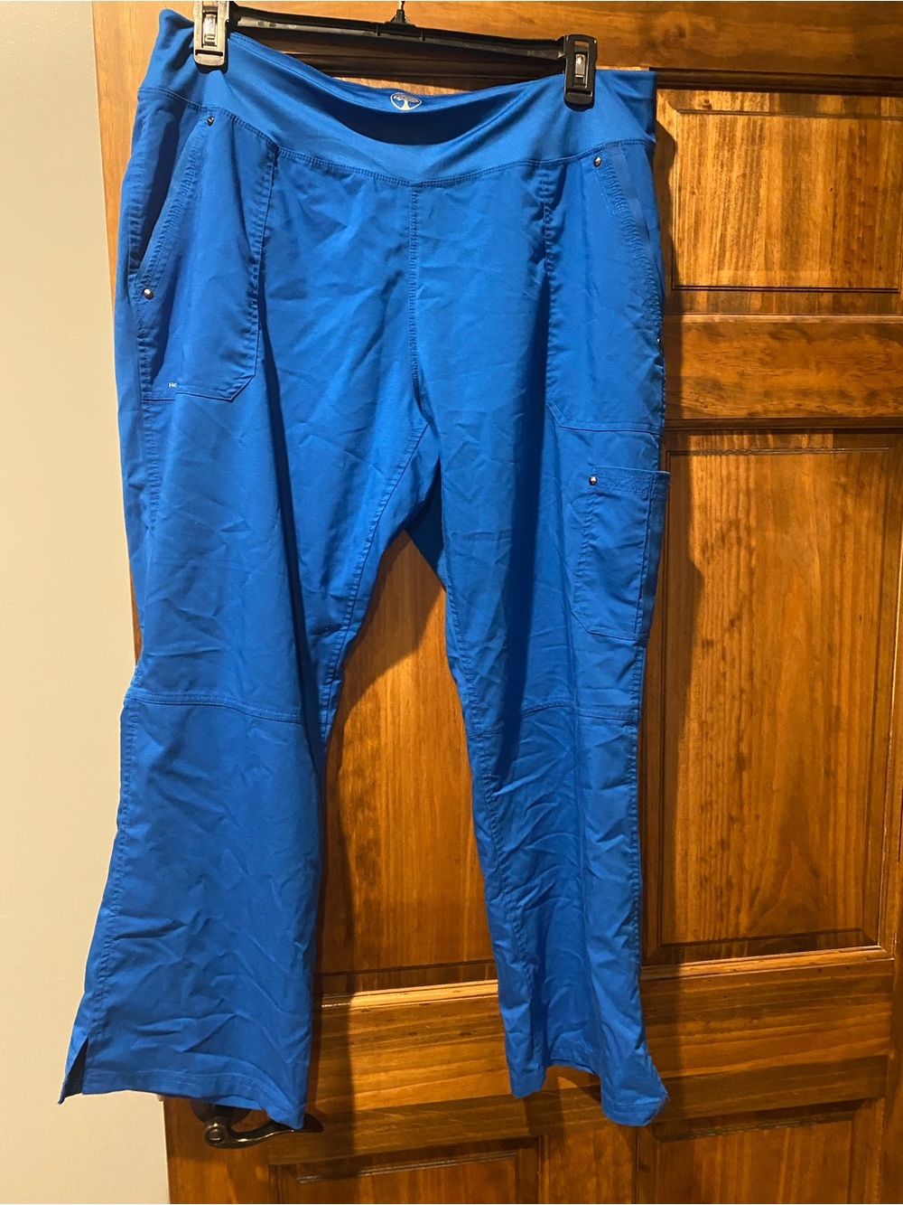 Healing hands royal blue  Women's Scrub Pants